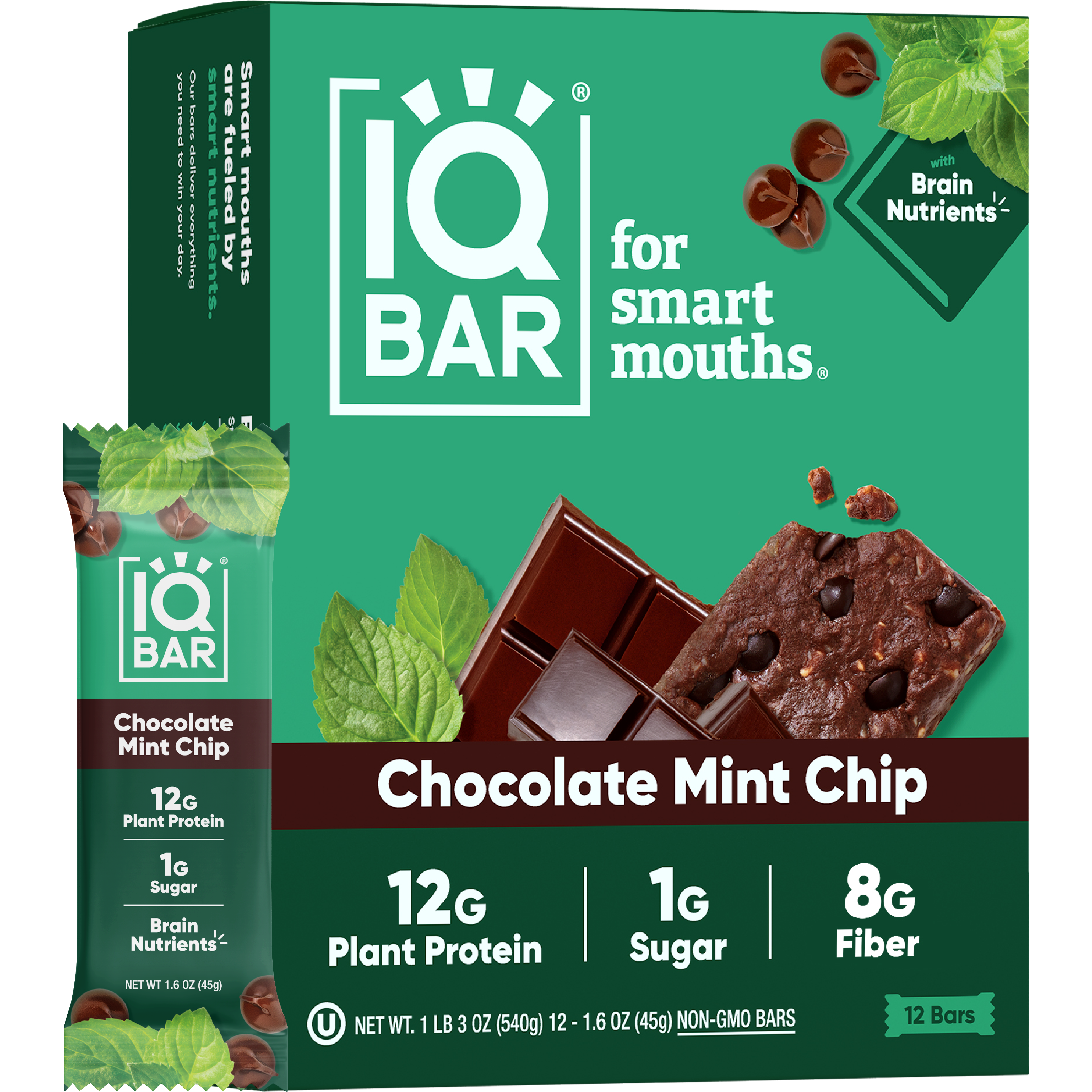 Chocolate Mint Chip (12 Bars)