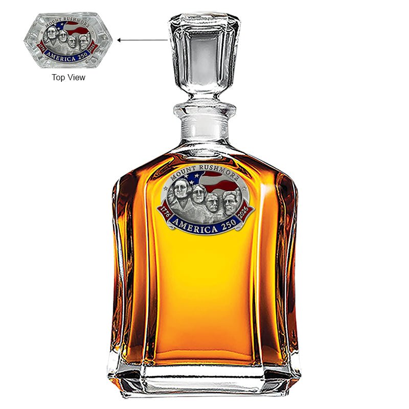 America's 250th Anniversary Mount Rushmore Capitol Decanter