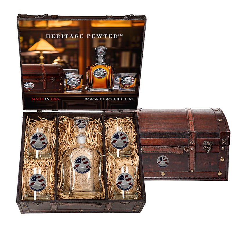 America's 250th Anniversary Capitol Dome Capitol Decanter Chest Set