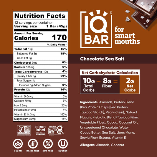 Chocolate Sea Salt (12 Bars)