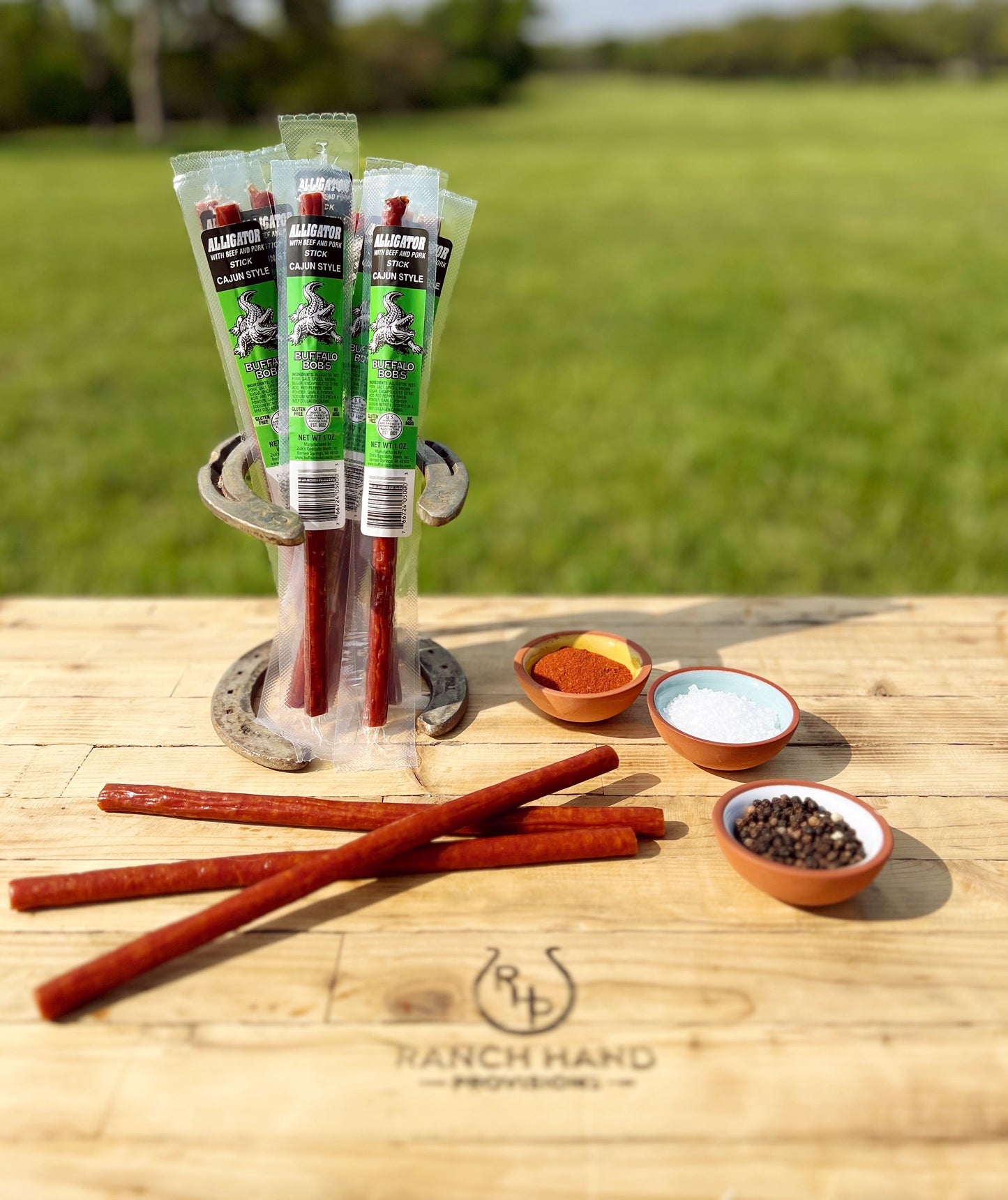 Alligator Beef Jerky Stick — Cajun Style