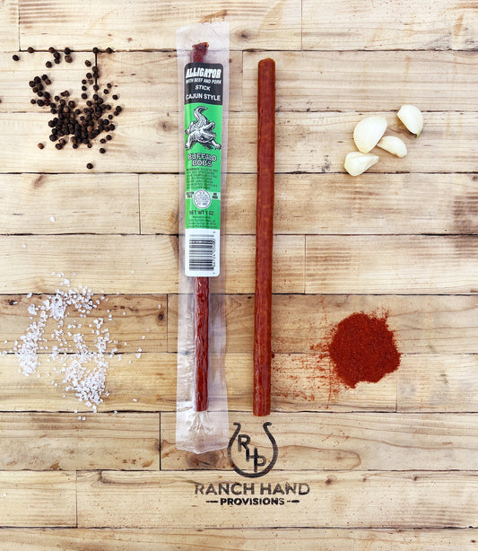 Alligator Beef Jerky Stick — Cajun Style