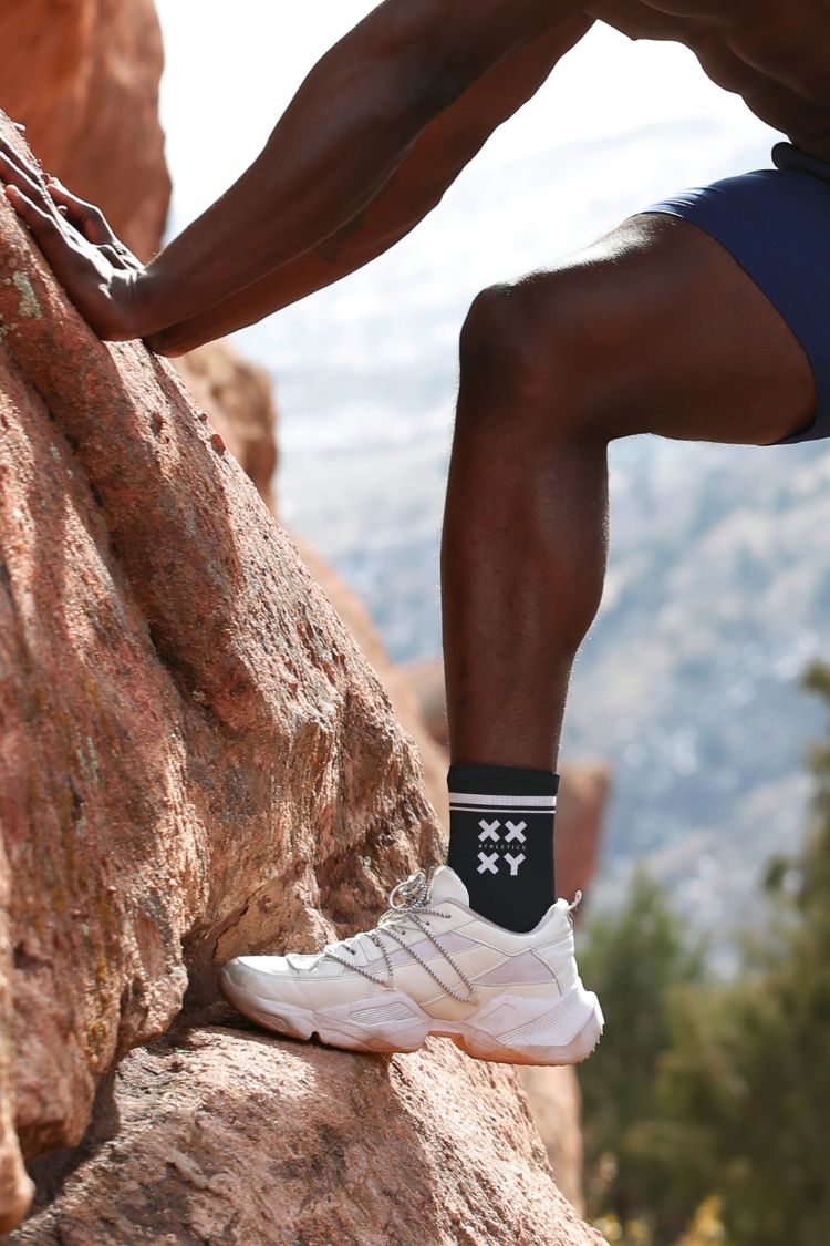 Candid Crew Half Calf Socks (XY)