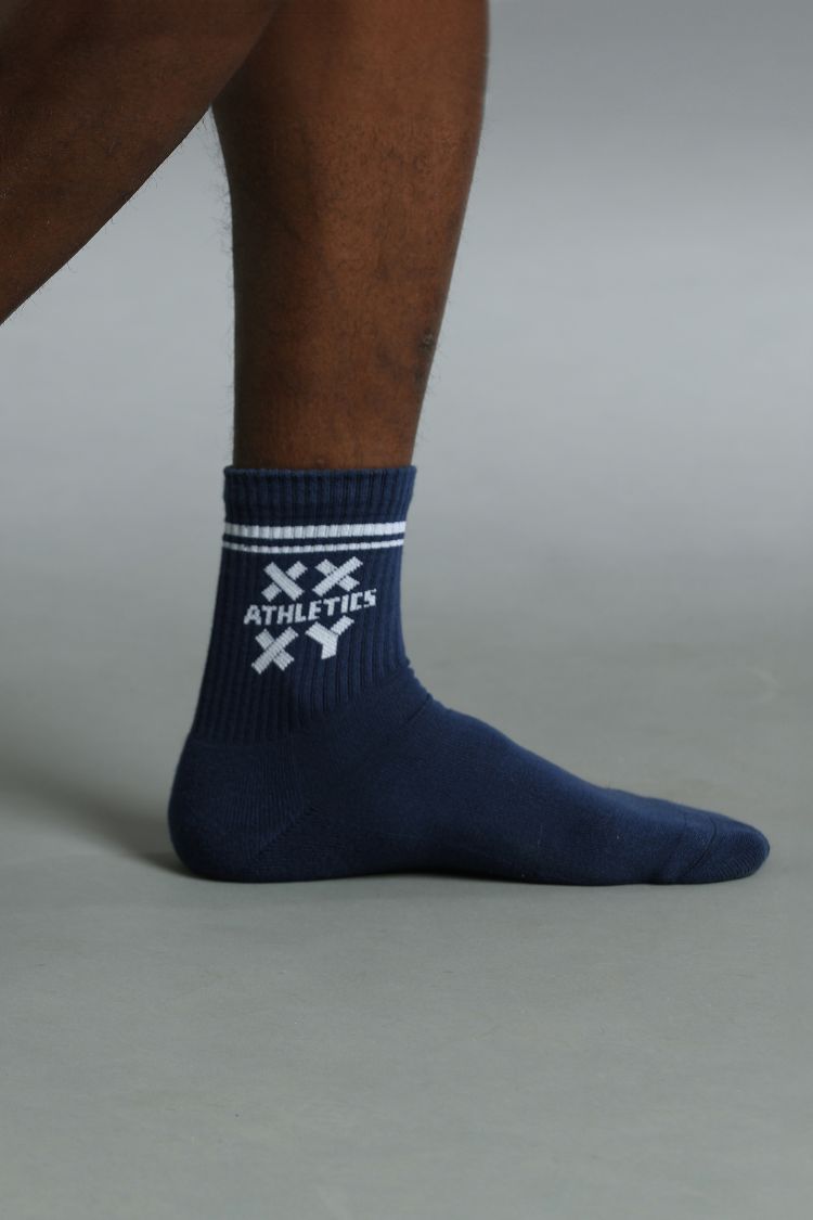 Candid Crew Half Calf Socks (XY)
