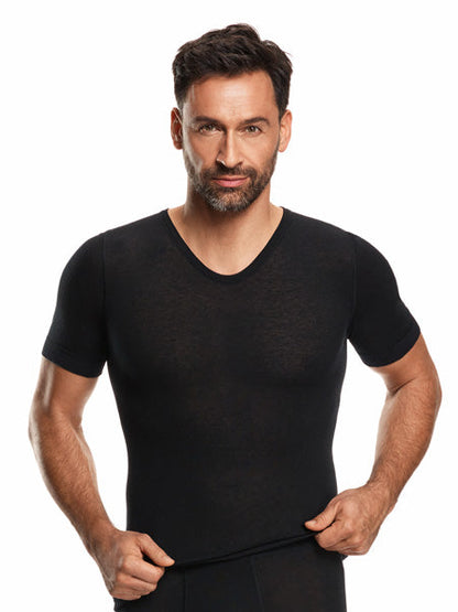 Cashmere and Silk | Short sleeve base layer shirt (Men's)