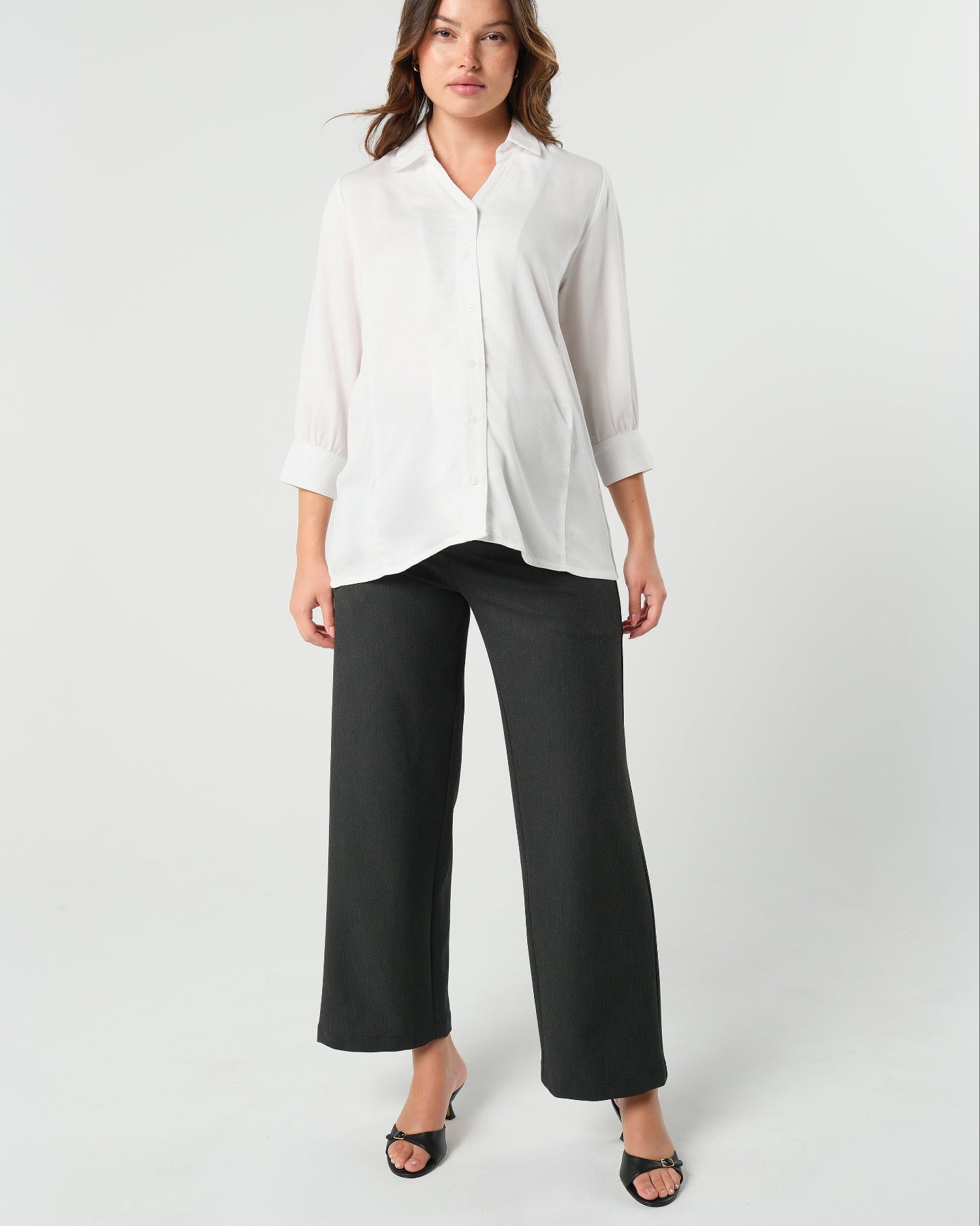 Nathalie Wide Leg Maternity Trouser (Regular & Petite)