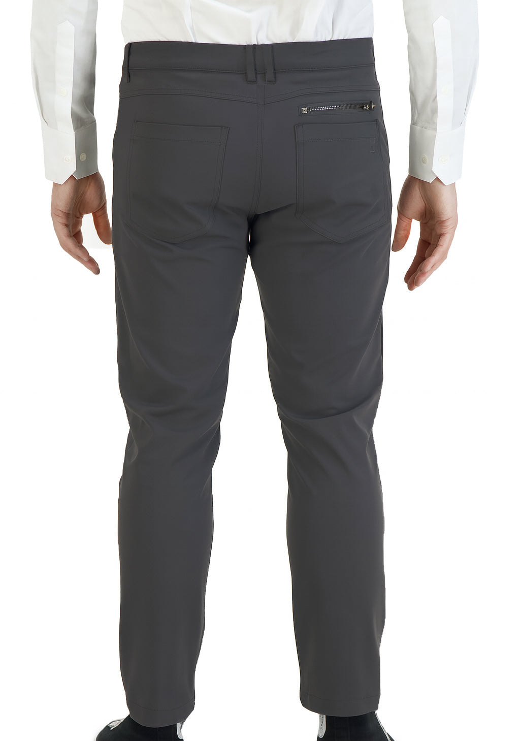 NEW & UPDATED Super - Stretch Men's Chinos //Casual// Dark Charcoal - Performance Collection
