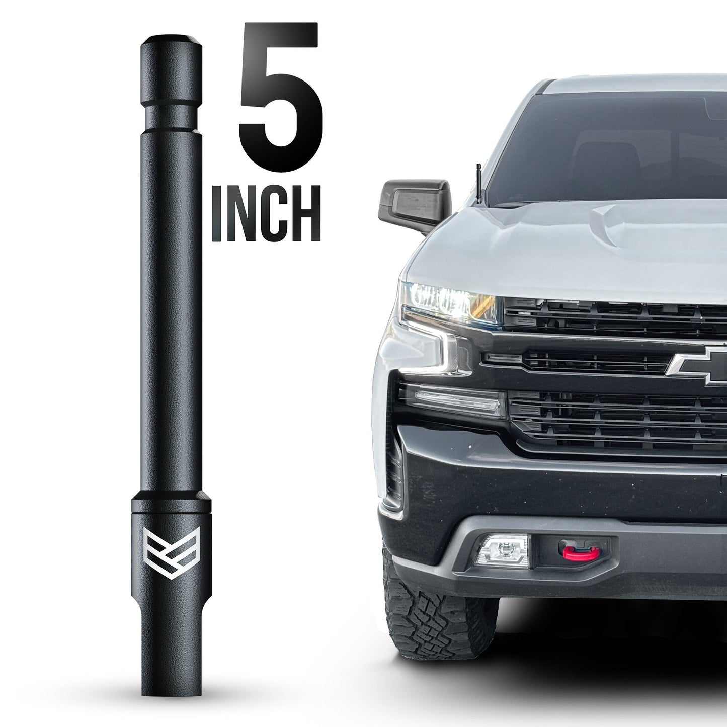 CHEVY & GMC TUFFLOCK® SHORT FLEXIBLE ANTENNA (5 INCH)