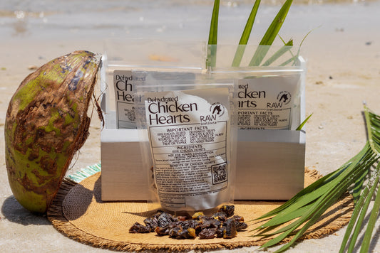 Dehydrated Chicken Hearts – 3.5oz | Raw Instincts | Single-Ingredient Organ Treat for Cats & Dogs