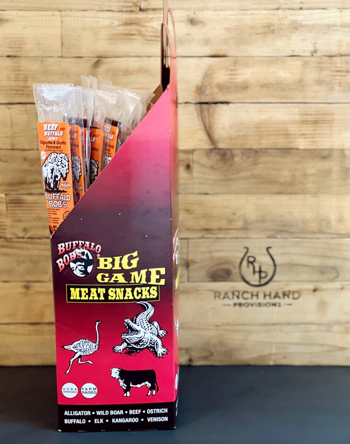 Buffalo and Beef Jerky — Chipotle & Garlic | Buffalo Bob's