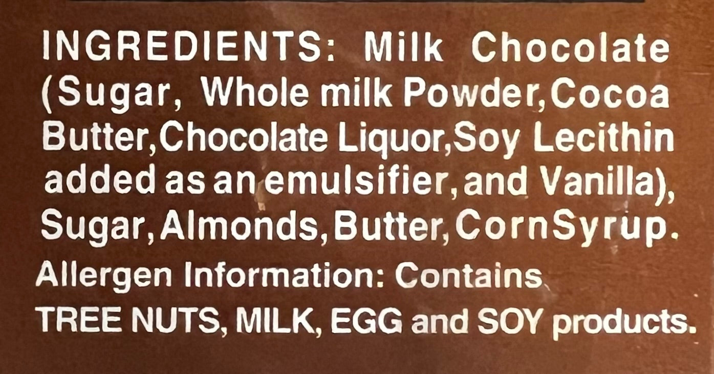 Owyhee Butter Toffee - Chunk Size - Chocolate - 1lb