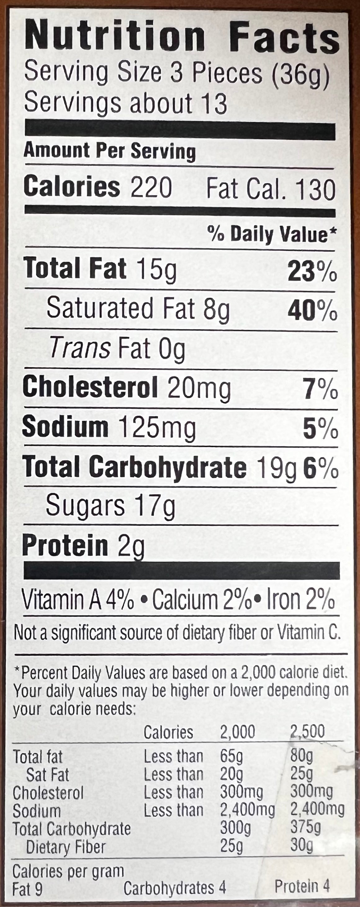 Owyhee Butter Toffee - Chunk Size - Chocolate - 1lb