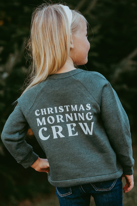 Christmas Morning Crew Toddler Crewneck Sweatshirt
