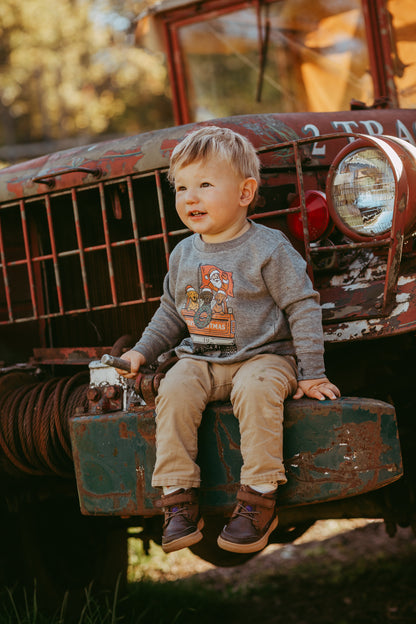 Santa Truck Toddler Crewneck Sweatshirt