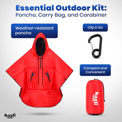 Wearable Poncho Blanket | Hooded Windproof Stadium Blanket | Camping & Outdoor for Men & Women