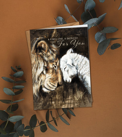 'Compassion of a King' Easter Greeting Card