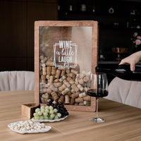 Wine Cork Box – Wine a Little, Laugh a Lot