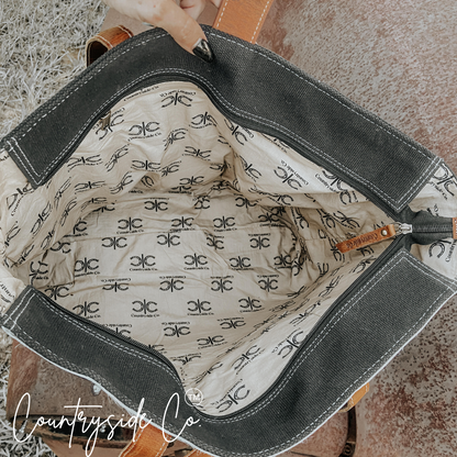 Darby Cowhide Carry All Overnight Bag