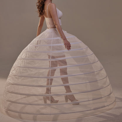 Crinoline Petticoat Skirt ,Hoop Skirt for Ball Gown,  Wedding & Quinceañera Underskirt