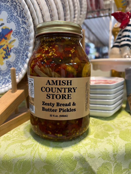 Zesty Bread & Butter Pickles 32 oz