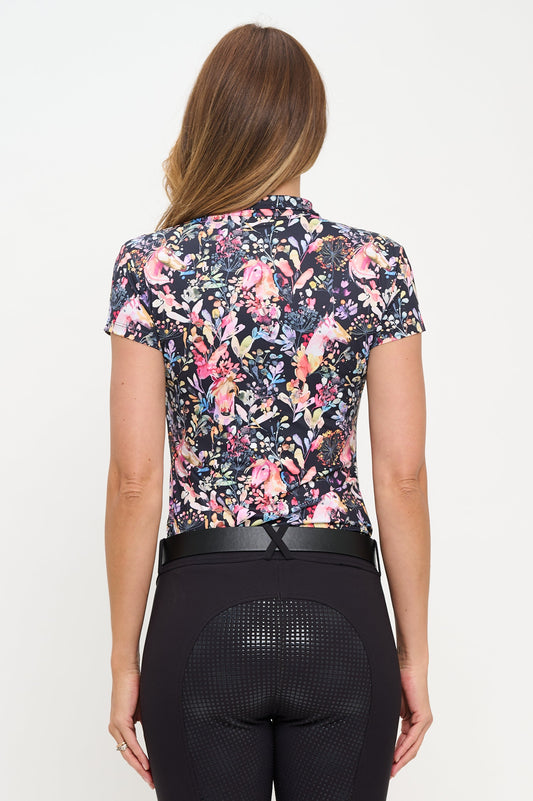 Equus Garden Black Short Sleeve