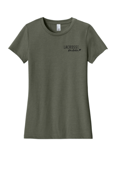 Lacrosse Mom Heart Women's Tee - SUDM108LMOHRT