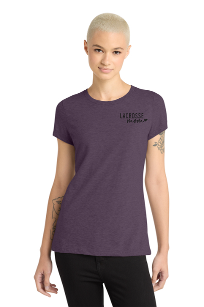 Lacrosse Mom Heart Women's Tee - SUDM108LMOHRT