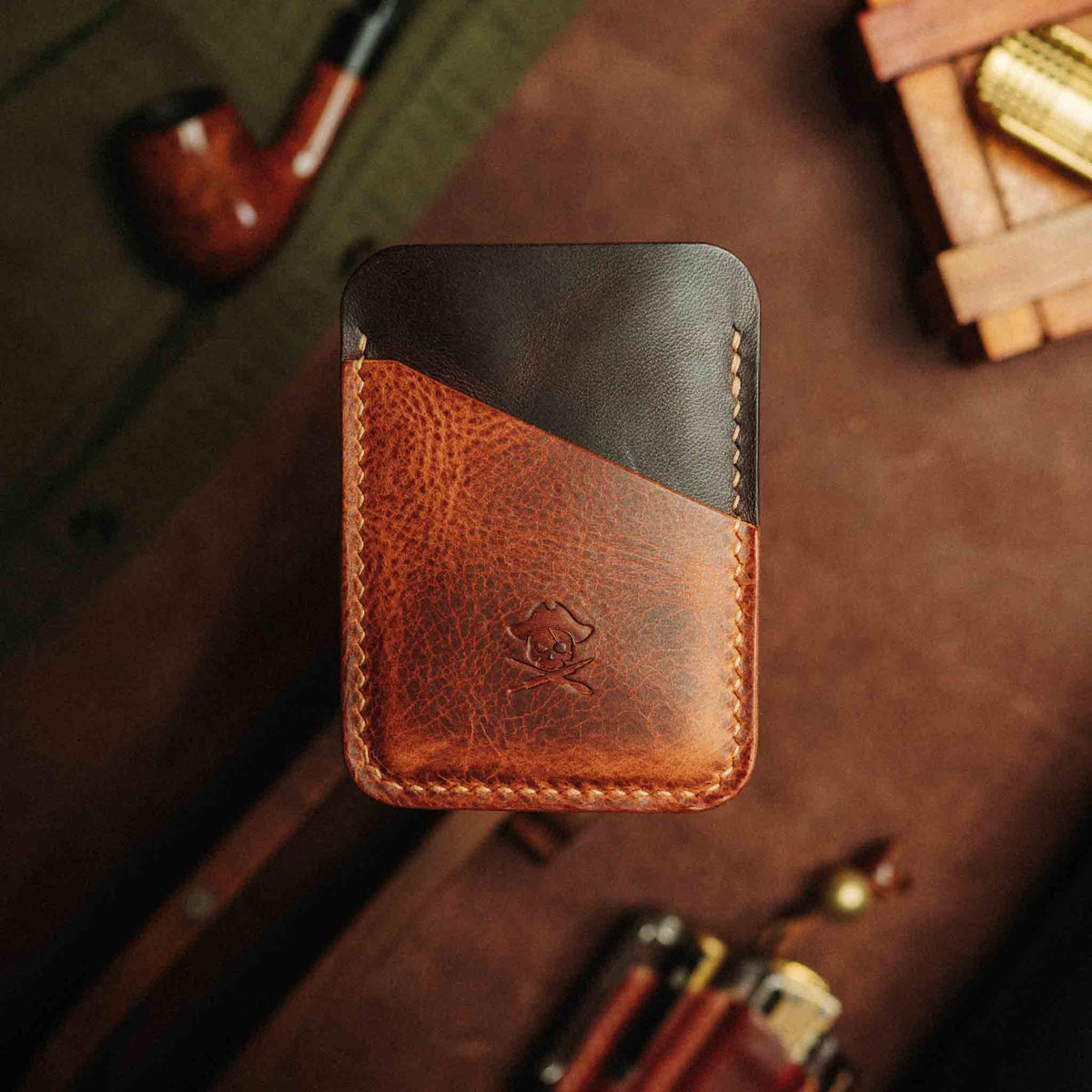 Pirate Goods Boatswain v3 Slim Wallet – Minimalist Leather EDC Card Holder