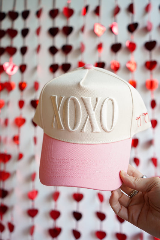 XOXO - Pink Vintage Hat