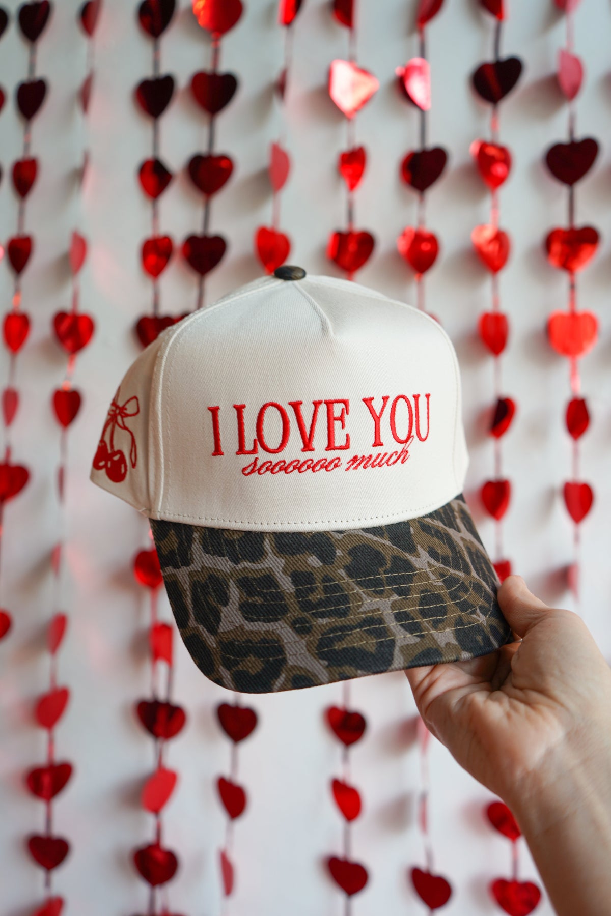 I Love You Sooooo Much - Leopard Vintage Hat