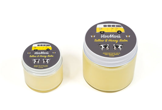 VanMan's Jumbo Tallow & Honey Balm - 6 oz