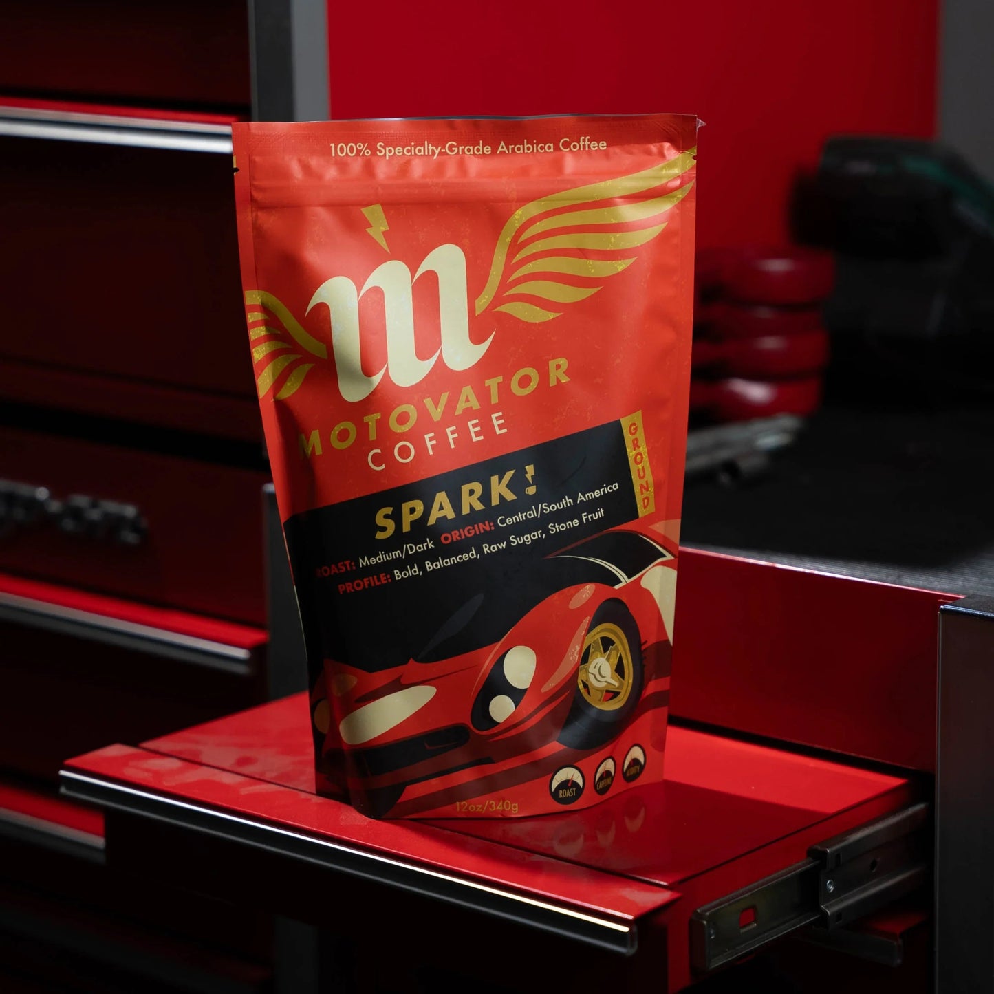 Motovator Spark! Premium Ground Coffee
