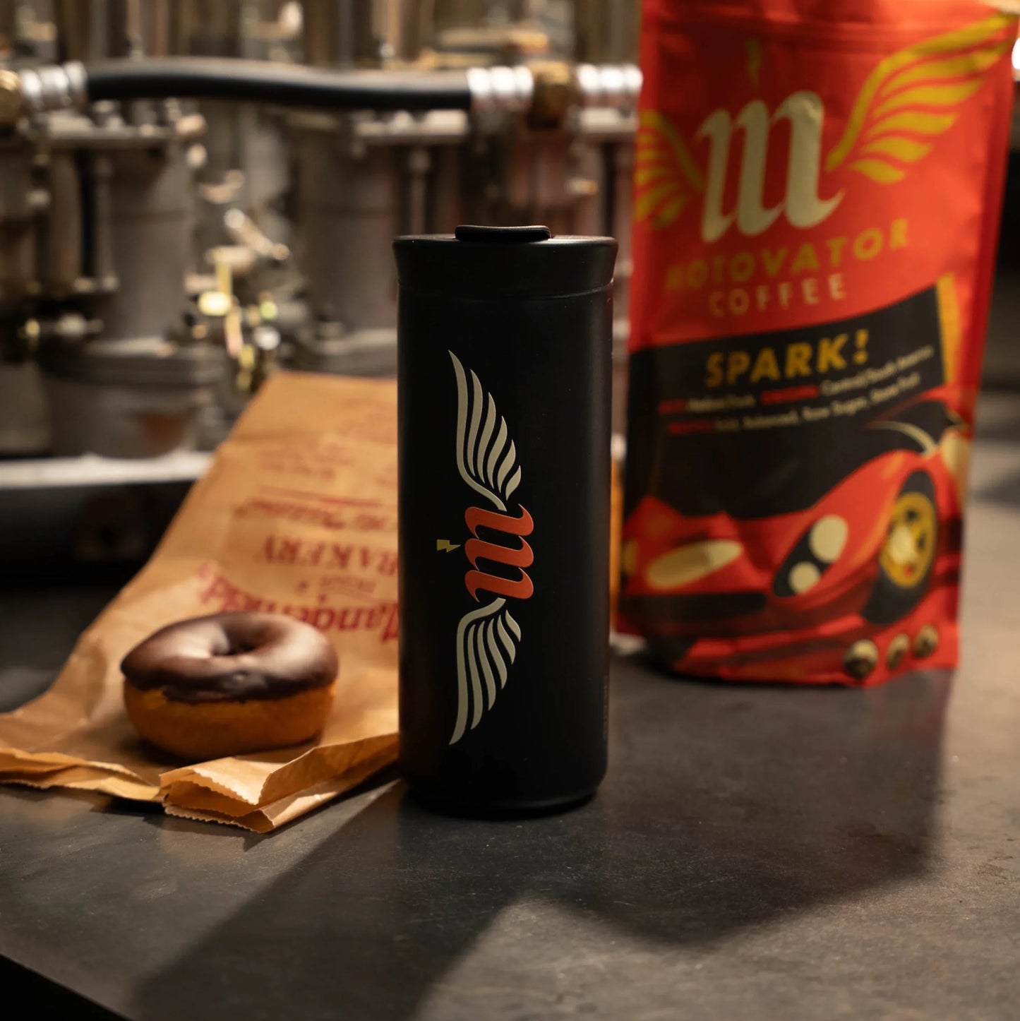 Motovator Premium Stainless Travel Mug