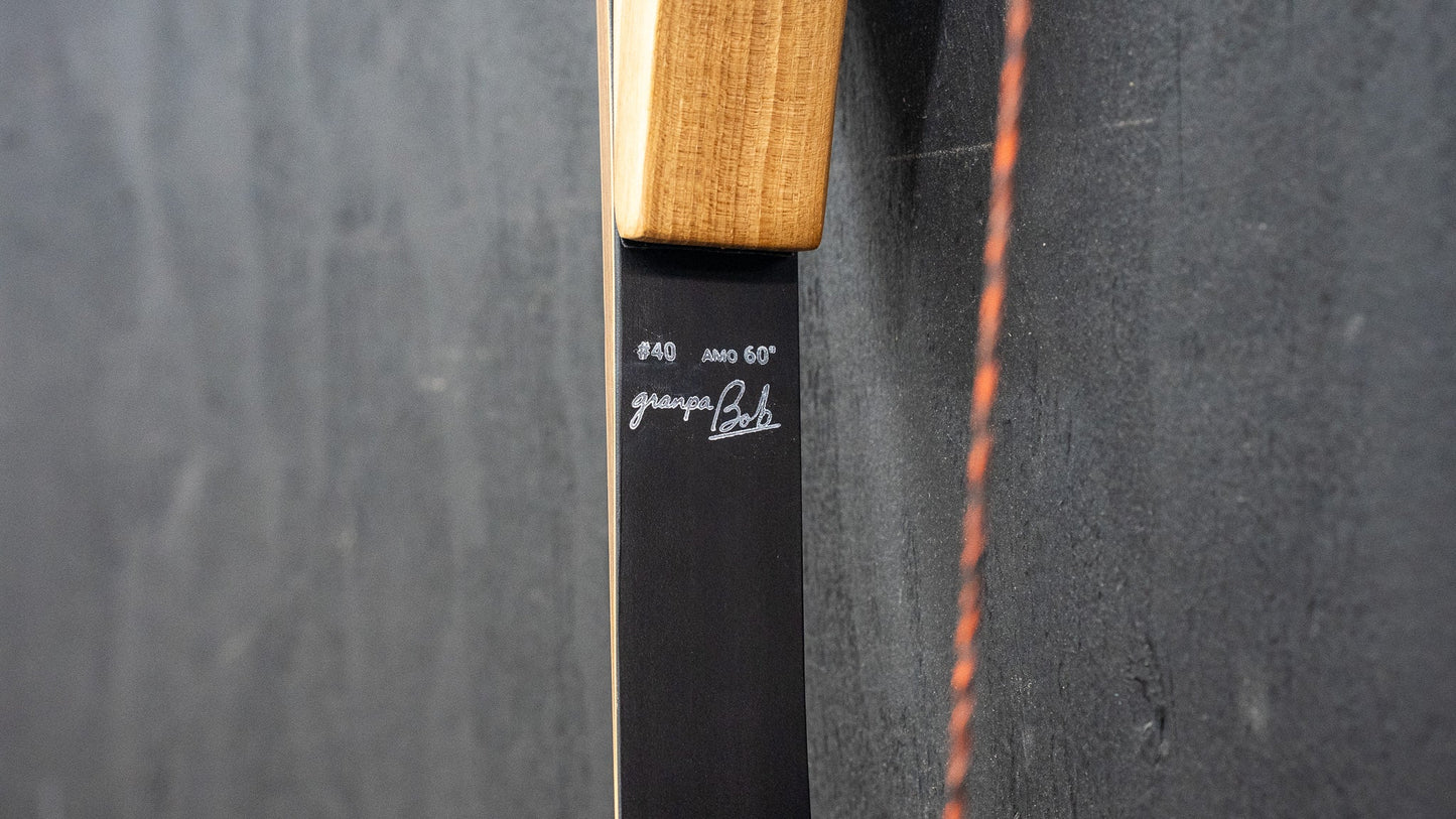 The Bob Garner – USA-Made Takedown Recurve Bow - 7 Week Lead time