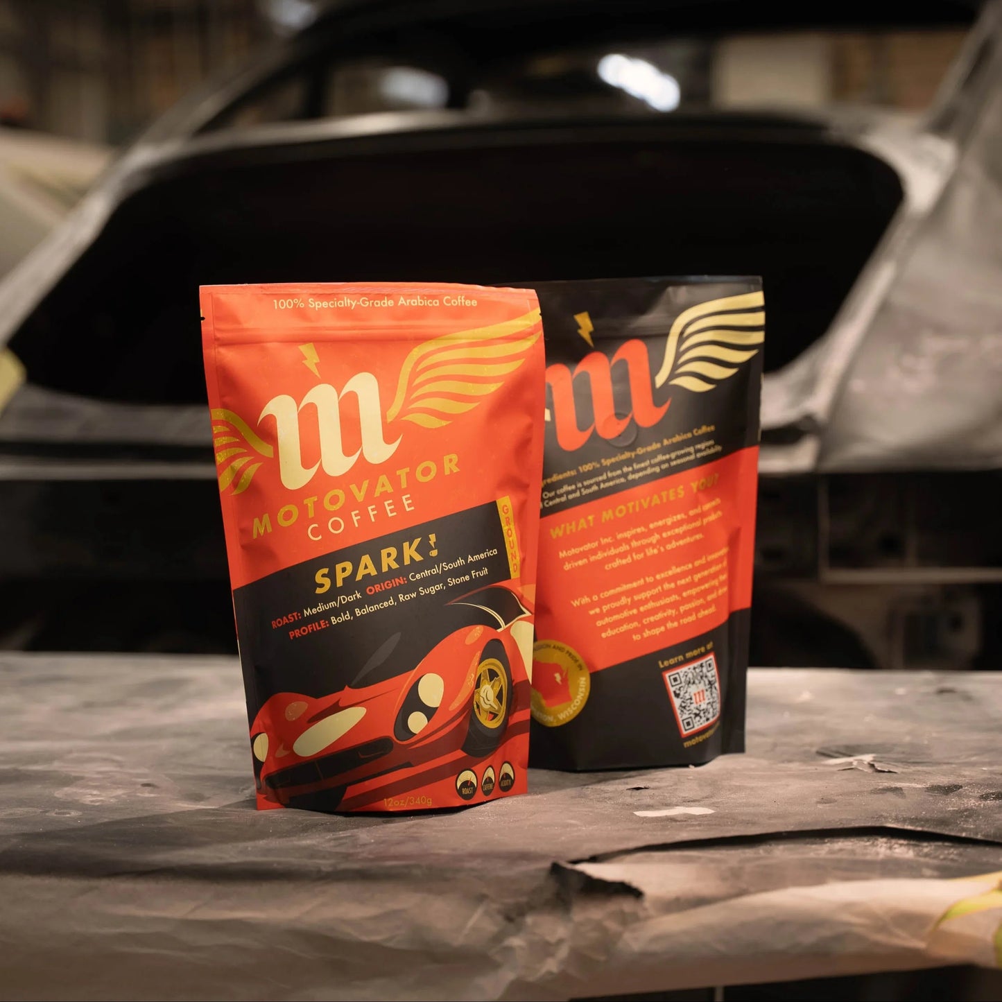 Motovator Spark! Premium Ground Coffee