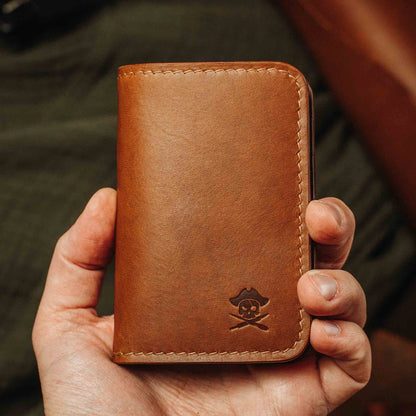 Pirate Goods Buccaneer Bifold Wallet – Slim Minimalist Leather EDC Card Holder