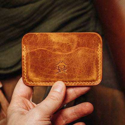 Pirate Goods Drunken Boatswain v2 Slim Wallet – Minimalist Leather EDC Card Holder