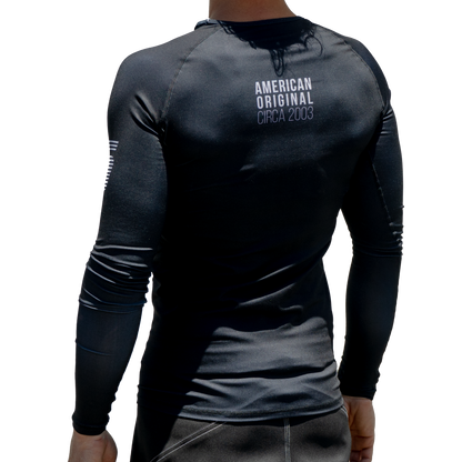 Core Long Sleeve Rash Guard - BLACK