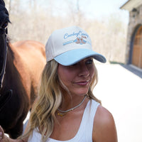 Cowboy Country Club - Denim Vintage Trucker Hat