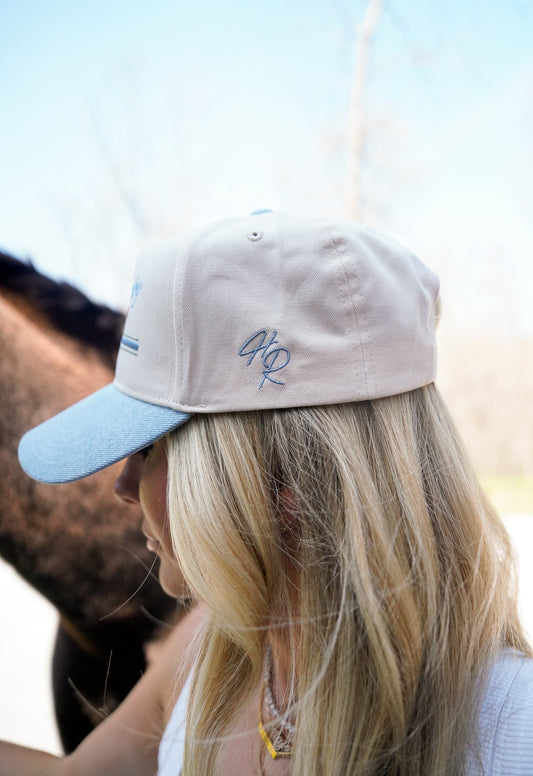 Cowboy Country Club - Denim Vintage Trucker Hat