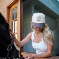 Meet me at the Rodeo - Brown Vintage Trucker Hat