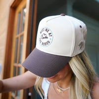 Meet me at the Rodeo - Brown Vintage Trucker Hat