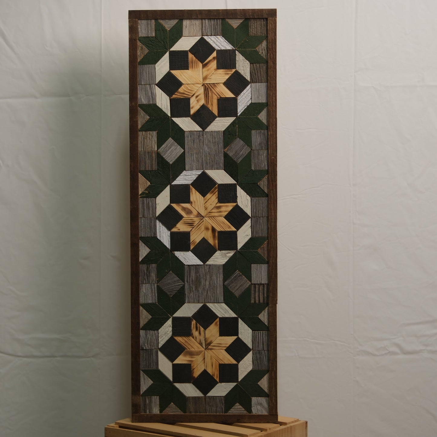 Amish Handmade Barn Quilt - Banner (10.5 in x 30 in)