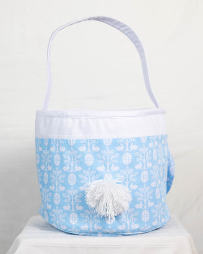 Easter Basket in Blue Bunny- FINAL SALE