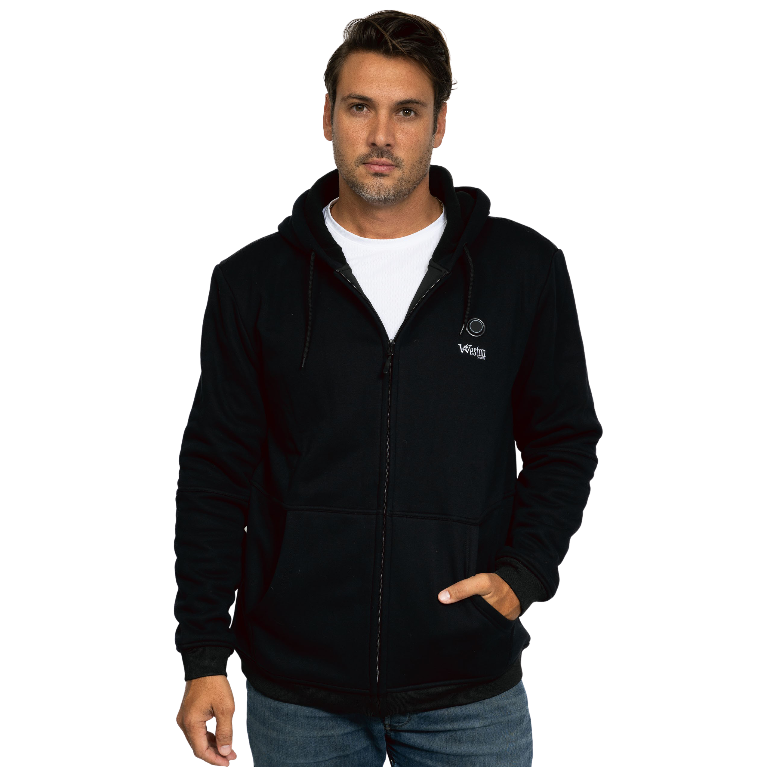 Heated Zip Hoodie for Men and Women