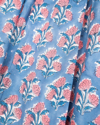 Periwinkle Floral Grace Ladies Dress- FINAL SALE