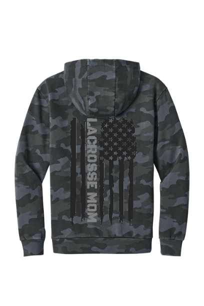 Lacrosse Flag Camo Hoodie - SUDT2200CLAXFLAG