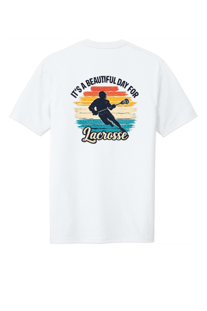 Lacrosse "It's A Beautiful Day" Adult T-Shirt - SUDT8000BEAUT
