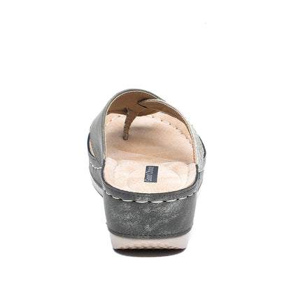 Women's Dafni Khaki Wedge Sandals