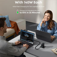 Anker Charger (140W, 4-Port, PD 3.1) with USB-C Cable